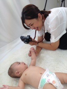 ベビグラの撮影風景