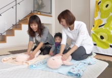 ベビマ資格講座写真素材